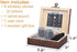 Whiskey Stones Gift Set Pack of 9 Whiskey Rocks in Engraved Wooden Gift Box, for Dad/Whisky/Bourbon Drinker, Men/Women Birthday Present, Barleo Malt°