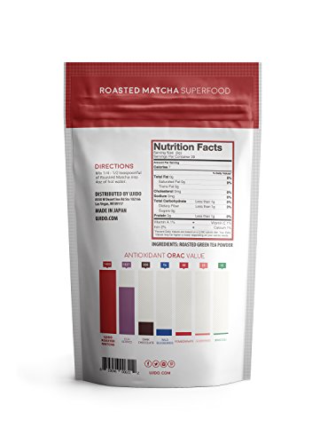 Ujido Japanese Roasted Matcha Green Tea Powder (Hojicha), 2 Ounce