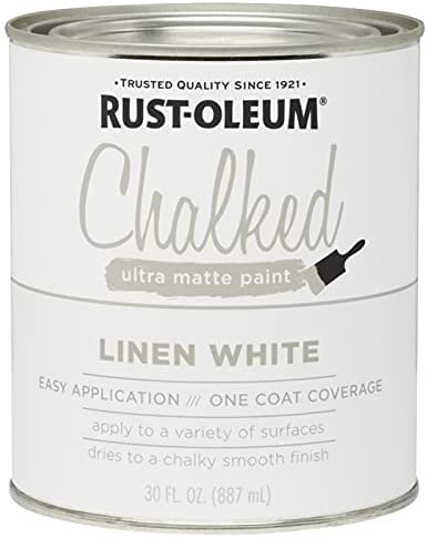 1 qt Rust-Oleum Brands 285140 Linen White Chalked Ultra Matte Paint