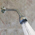 9 Inch Shower Arm with Flange,ABS Chrome Construction,Shower Arm Water Outlet,Universal Extra Long Shower Pipe Extension Extender,Polished Chrome