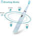 Rechargeable Electric Sonic Toothbrush for Adults 5 Modes Electric Toothbrush with 2 Mins Timer and 4 Brushheads, for Daily Tooth Whitening and Oral Care(Blue)