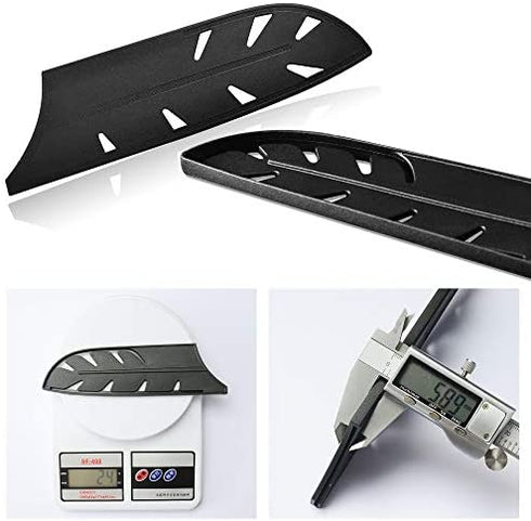 XYJ 9pcs Plastic Knife Covers or Sleeves,Knives Edge Guard or Case,Universal Sheath,Blade Guards Protector for Paring Utility Santoku Nakiri Bread Carving Chef Cleaver, Kitchen Knife Cover or Sleeve