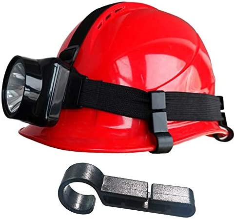 10 Pcs Helmet Clips for Headlamp,Headlamp Hook,hard hat Light Clip,Helmet Clip,Hard Hat Accessory Easily Mount Headlamp on Narrow-Edged Helmet