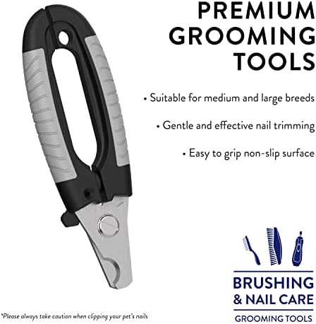 Wahl Professional Animal Large Pet Nail Clipper for Dogs and Cats (#858479), Black & Gray