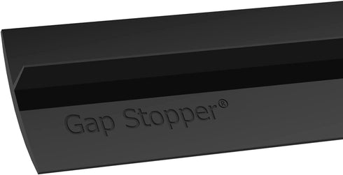 Gap Stopper® Pro - 21" Black, Professional Grade, FDA Heavy 8.6 oz Silicone, Set of 2, Covers Gap between Stove & Countertops