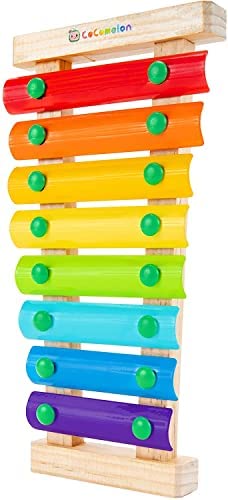 CoComelon First Act Musical Xylophone with 2 Mallets, Kids Music Toy, Develop Your Child's Hand-Eye Coordination, Fine Motor Skills, and Gross Motor Skills