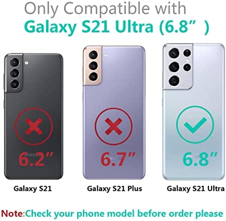 Lastma for Samsung Galaxy S21 Ultra Case Cute with Wrist Strap Kickstand S21 Ultra Case 5g Glitter Bling Cartoon IMD Soft TPU Shockproof Protective Phone Cases Cover for Girls and Women - X Bear