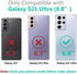 Lastma for Samsung Galaxy S21 Ultra Case Cute with Wrist Strap Kickstand S21 Ultra Case 5g Glitter Bling Cartoon IMD Soft TPU Shockproof Protective Phone Cases Cover for Girls and Women - X Bear