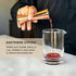A Bar Above Bar Jigger - Copper-Finished Japanese Jigger with Measurements Inside - Cocktail Measuring Jigger - Steel Measuring Tool for Bartenders - Jigger 2 oz 1 oz - Jiggers and Pourers