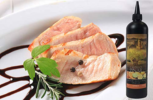 Castillo de Piñar Citrus Balsamic Reduced Vinegar 150ml, Certified USDA Organic Non GMO