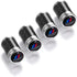 OYADM Carbon Fiber Sports Style Car Tire Wheel Valve stem caps 4-pcs Set