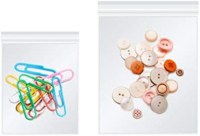 400Pcs Small Jewelry bags, 2X3, 3X4 inch, Sample Bags, Mini Zip Bgs for Jewelry, Small Reclosable Bags for Jewelry
