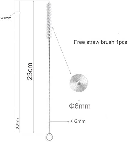 Dakoufish 12 Piece 9 Inch Reusable Plastic Thick Drinking Straws BPA Free Mason Jar Straws Big Stripe (9inch Black)