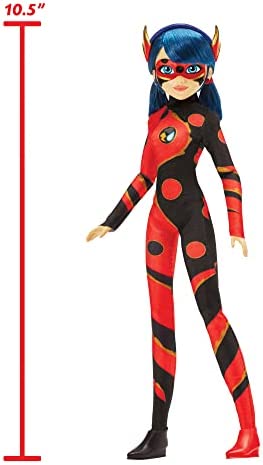 Miraculous Ladybug Dragonbug 10.5" Fashion Doll with Lonng Kwami and Dragon Headband by Playmates Toys