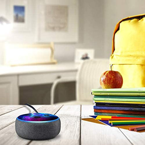 Galaxy Space Gasses - Vinyl Decal Skin Compatible with Amazon Echo Dot 3rd Generation Alexa - Decorations for Your Smart Home Speakers, Great Accessories Gift for mom, dad, Birthday, Kids