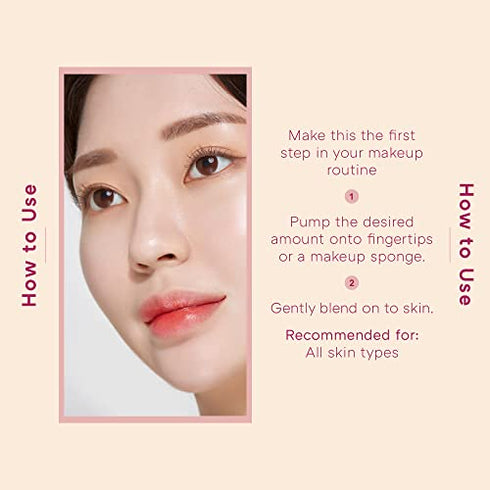 MISSHA M BB Boomer 40ml- Boost the adherence and wear of foundation that improves skin tone with dewy finish and healthy glow all while providing skincare benefits