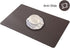 GabrielModu Placemat,Heat-Resistant Place Mats,Stain-Resistant Non-Slip and Isolated Washable Table Mat (4 pcs, Dark Brown-Coffee), Coffee Brown