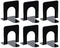 Bookend Supports - Business Source - Black (6 Pairs, Small)