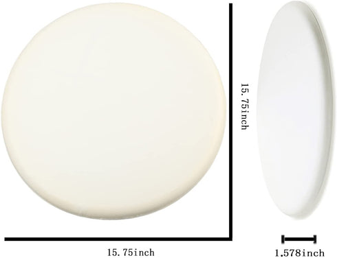 CHDN Memory Foam Seat Cushion Anti-Slip Cute Animal Cover Soft Round Stool Cushion Chair Pad Floor Mat 16 Inch (Bear)