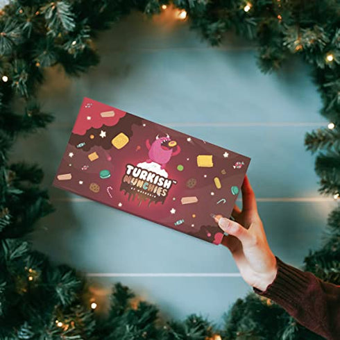 Mini Premium International Snack Box | Exotic Foreign Snacks | Unique Snack Food Gifts Included | Extraordinary Turkish Chocolates | Unique Chocolate Experience | 10 Full-Size Chocolate Bars