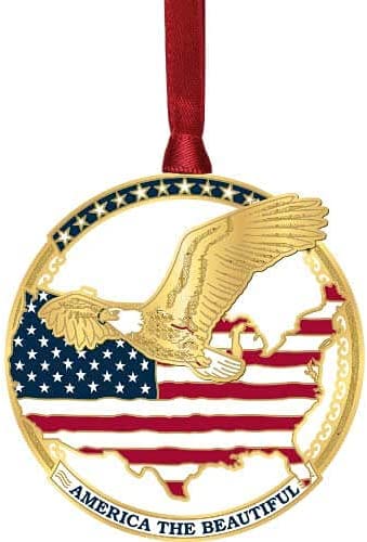 America The Beautiful Ornament
