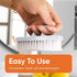 Superio Nail Brush Set (3 Pack) Cleaner with Handle - Durable Brush Scrubber to Clean Toes, Fingernails, Hand Scrubber All Surface Cleaning, Heavy Duty Scrub Brush Stiff Bristles, Easy to Hold (White)
