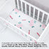 TILLYOU Silky Soft Breathable Bassinet Sheets Fitted for Baby Boy Girl, Compatible with Brands’ Basinette Bedside Co-Sleeper Lounger Cradle Oval Rectangle Hourglass Mattress, 2-Pack Floral Flowers