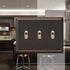 AMERELLE 163TTTDB Traditional Steel Wallplate with 3 Toggle, Aged, Triple, Oil Rubbed Bronze