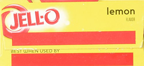 Jell-O Lemon Flavor Instant Pudding & Pie Filling, 3.4 Oz (96g) 4-pack