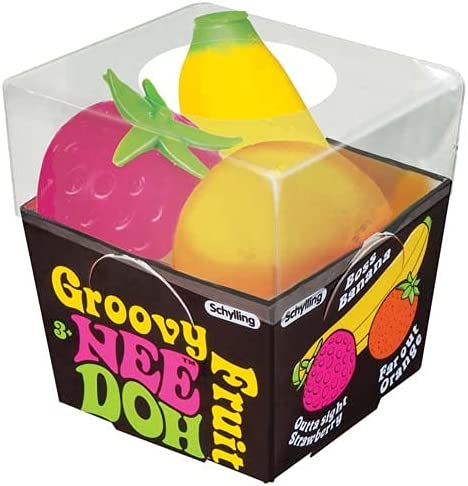 Schylling Nee Doh Groovy Fruit - Novelty Toy (GFND)