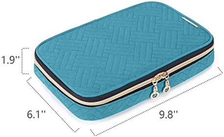 Yarwo Carrying Case Compatible with Cricut Tools Set, Accessories Organizer Bag for Craft Pens and Basic Tools, Teal (Patented Design)