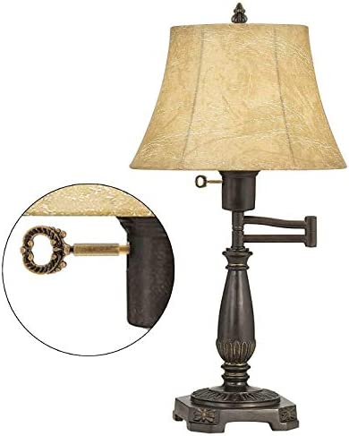 Qc Lamp Turn Knob, 2 Packs On/Off Replacement Light Lamp Turn Switch Knobs with 1/2" Extensions, Socket Knob for Floor and Table Lamps (Antique Brass)