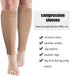 3 Pairs 20 Inches XXL Wide Plus Size Calf Compression Socks for Circulation Compression Long Legs Sleeves 20 - 30 mmHg Calf Muscle Compression Sleeve for Women Men