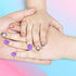 144pcs False Nails Press on Nails for Kids - Self-Adhesive Unicorn Short Fake Artificial Full Cover Nail Art Kits Transation with Nail Glue Tabs for Girls Children
