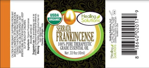 Frankincense and Myrrh Essential Oil Combo Pack 100% Pure, Best Therapeutic Grade Essential Oil - 2/10ml