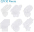 Pllieay 60 Pieces Mesh Plastic Canvas Kit Including 6 Shapes 3 Inch Clear Plastic Canvas, 12 Colors Acrylic Yarn and Tools for Embroidery Plastic Canvas Craft, Knit and Crochet Projects