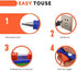 Hot Glue Gun Kit, Hot Melt Glue Gun Mini for Crafts with 20 Pcs Glue Sticks and 20 Wood Craft Sticks,Hot Mini Glue Guns with Hardshell Carrying Case for School DIY Arts, Craft, Home Repairs for Kids