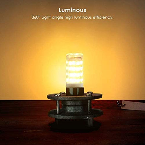 fuda lamp E17 Led Bulb Kei 125V 40W Equivalent Microwave Oven Light Appliance Bulbs Non-Dimmable Warm White 3000K 2 Pack
