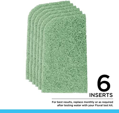 Fluval 307/407 Phosphate Remover Pad, Replacement Aquarium Canister Filter Media, 6-Pack