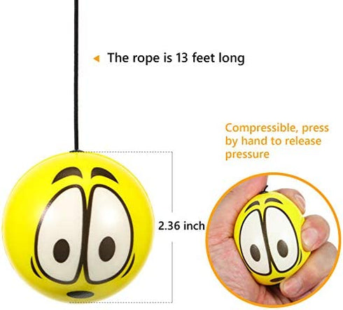 Double Garage Parking Aid Tennis Garage Ball Parking Ball Guide System Car Stop for Garage Parking Assist Ball Includes retracting Ball Sensor Assist Solution Garage Parking Indicator (6 Pieces)