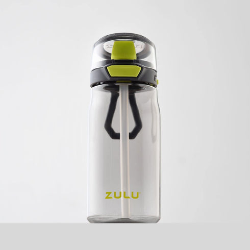 ZULU 3 Tritan Water Bottles Flex 3 Pack Gray,Black,Green 16 OZ