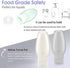 Portable Travel Bottles Set, Uerstar Leak Proof Squeezable Silicon Tubes Travel Size Toiletries Containers, TSA Carry On Approved Refillable Travel Accessories for Shampoo Liquids 6 Pack (3 fl. oz)