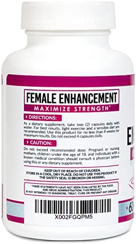 AMPLICELL Female Enhancement (60caps) - Hormone Balance for Women - Intimacy & Mood Support - Natural Female Enhancement Pills with Dong Quai, Ginseng & Maca Root, 1 Pack