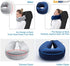 SAIREIDER Travel Pillow 100% Memory Foam Airplanes Neck Pillows -Prevent The Heads from Falling Forward Travel Neck Pillows with Sleep Mask and Earplugs (Navy Blue)