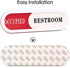 Vacant Occupied Sign(2 pack)for Home Office Hotles Hospital Restroom,Slider Door Sign (Tells Whether Room Vacant or Occupied), 6.7'' x 2''