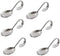 Sunrise Kitchen Supply 6 Pack Appetizer/Canape Serving Spoons (Oval)