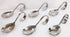 Sunrise Kitchen Supply 6 Pack Appetizer/Canape Serving Spoons (Oval)