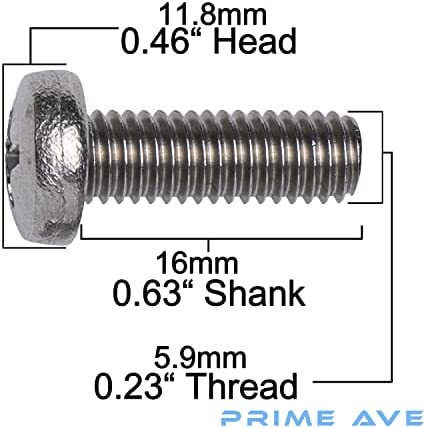 Prime Ave Stainless Steel License Plate Screws for Mercedes Benz (Extended Length)