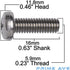 Prime Ave Stainless Steel License Plate Screws for Mercedes Benz (Extended Length)