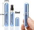 4PCS Refillable Perfume Atomizer Bottle, Portable Travel Perfume Mini Spray Bottles, Cologne Dispenser Perfume Bottles, Portable Empty Perfume Spray Bottle for Travel, Perfume Container with Bag